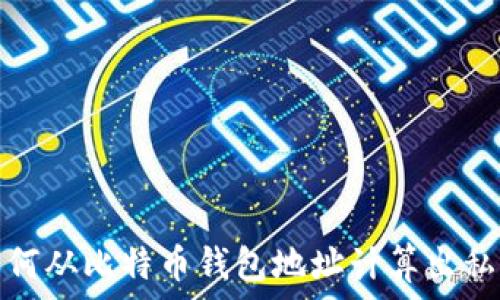 如何从比特币钱包地址计算出私钥